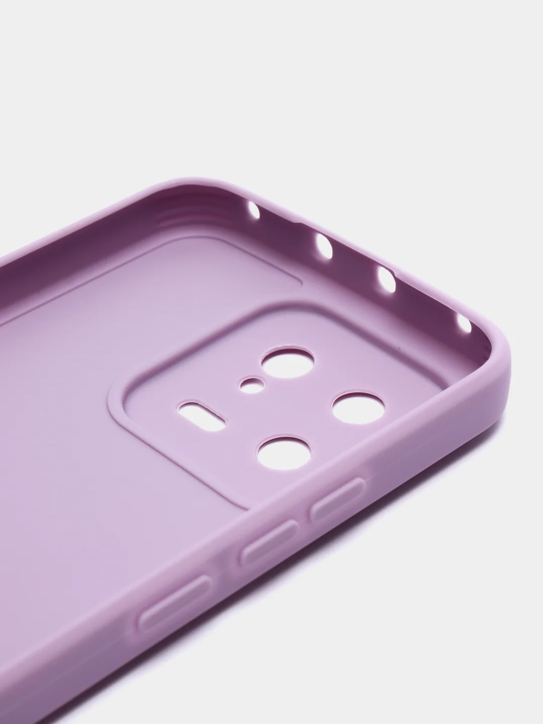 Лавандовый чехол для Xiaomi 13, силиконовый, (Ксиоми 13), c защитой камеры