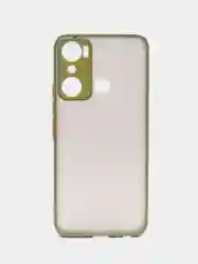 Лесной зеленый чехол для Infinix Hot 20i / Инфиникс Хот 20Ай, пластиковый, матовый