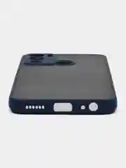 Темно-синий чехол Infinix Hot 12i, Инфиникс Хот 12Ай, пластиковый, матовый