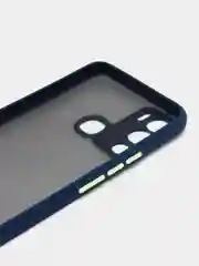 Темно-синий чехол Infinix Hot 12i, Инфиникс Хот 12Ай, пластиковый, матовый