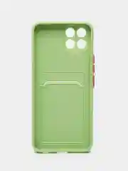 Зеленый силиконовый чехол для Infinix Smart 6 HD (Инфиникс Смарт 6 ХД)