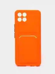 Оранжевый силиконовый чехол для Infinix Smart 6 HD (Инфиникс Смарт 6 ХД)