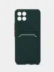 Тёмно-зелёный силиконовый чехол для Infinix Smart 6 HD (Инфиникс Смарт 6 ХД)