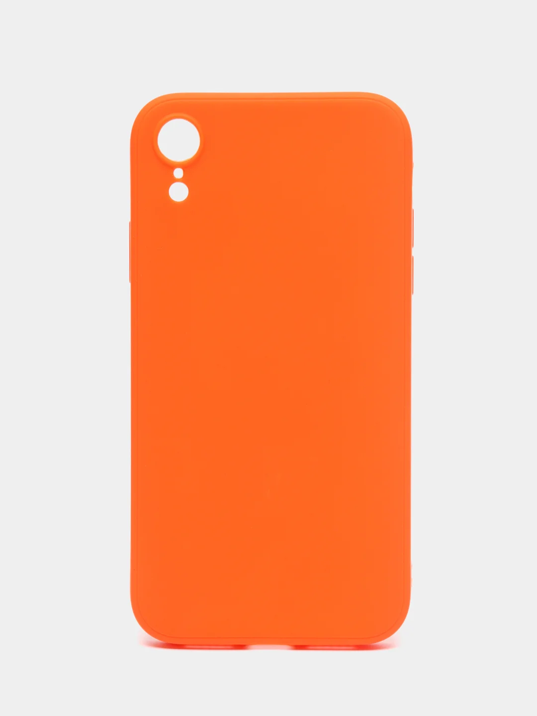 Оранжевый чехол для iPhone XR (Айфон хр), силиконовый, айфон