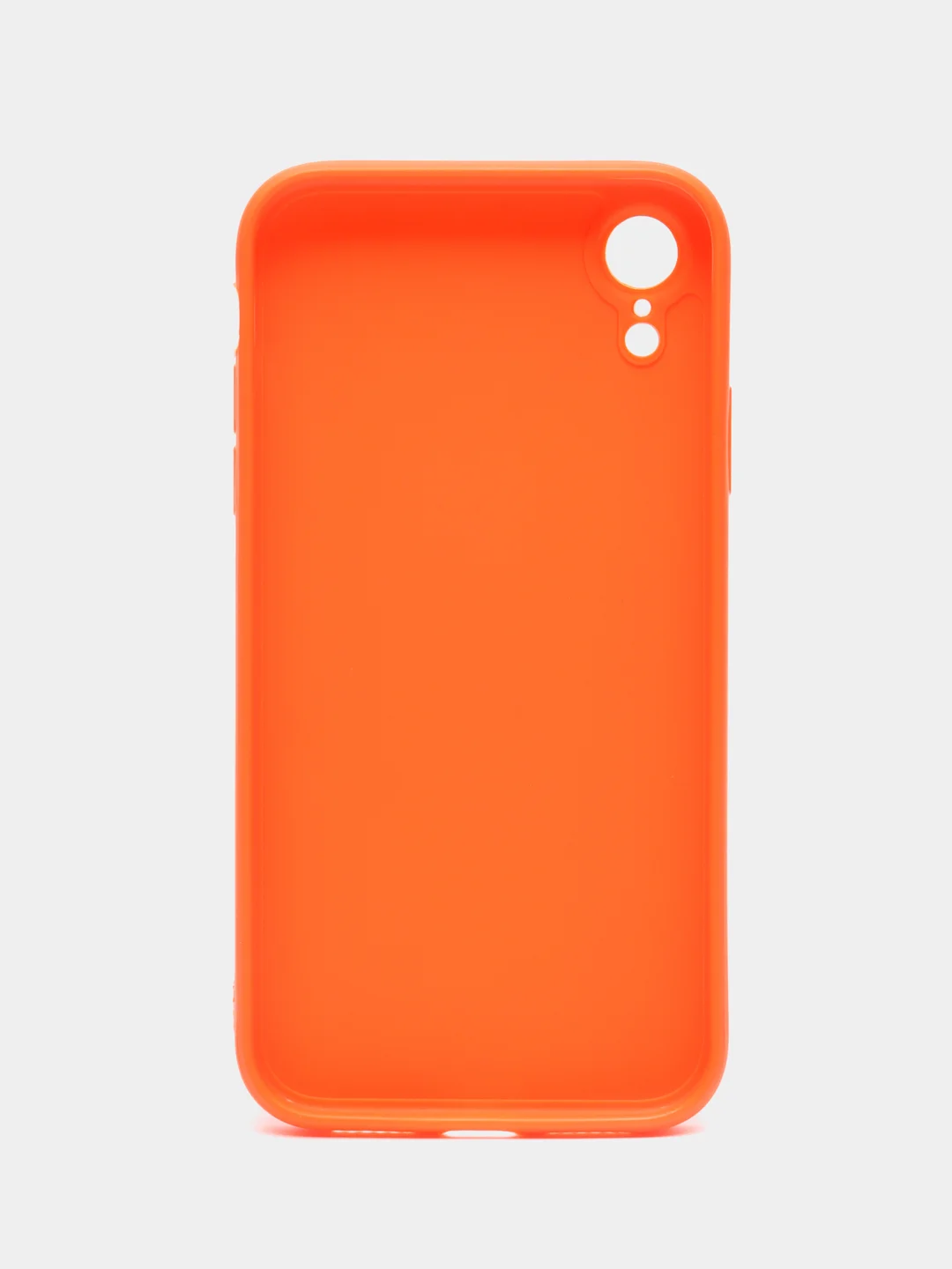 Оранжевый чехол для iPhone XR (Айфон хр), силиконовый, айфон