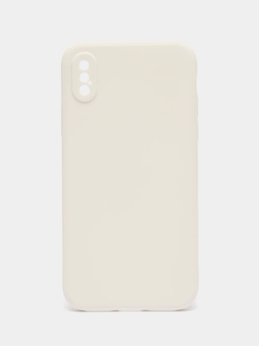 Чехол для iPhone X, XS силиконовый (Айфон Х, Хс) силиконовый, c защитой камеры