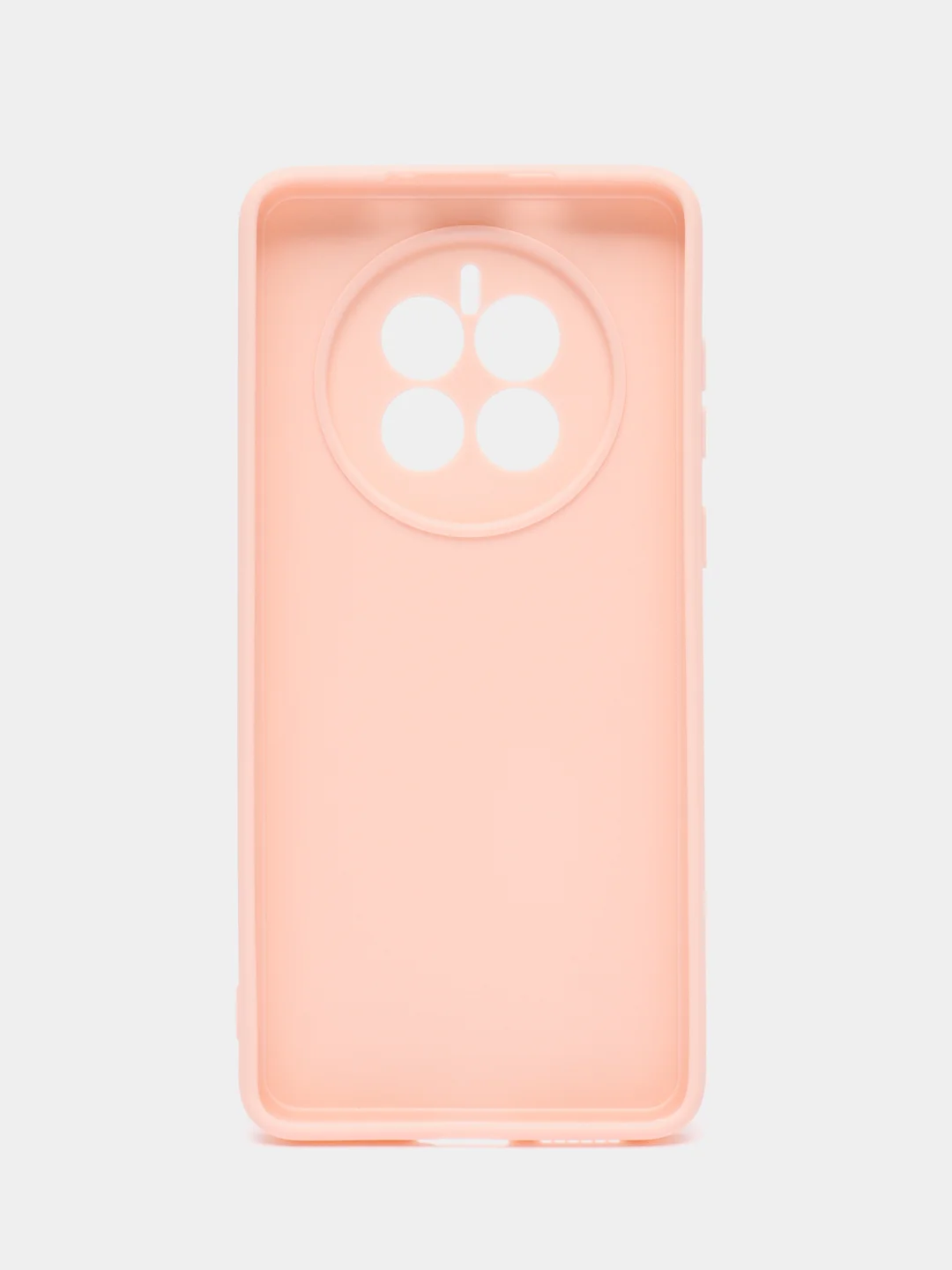 Пудровый силиконовый чехол для HUAWEI Mate 50 (Хуавей Мат 50), прозрачный