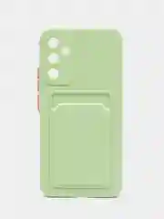 Зеленый силиконовый чехол для Samsung Galaxy A34 5G, Самсунг Галакси А34 5Ж, матовый