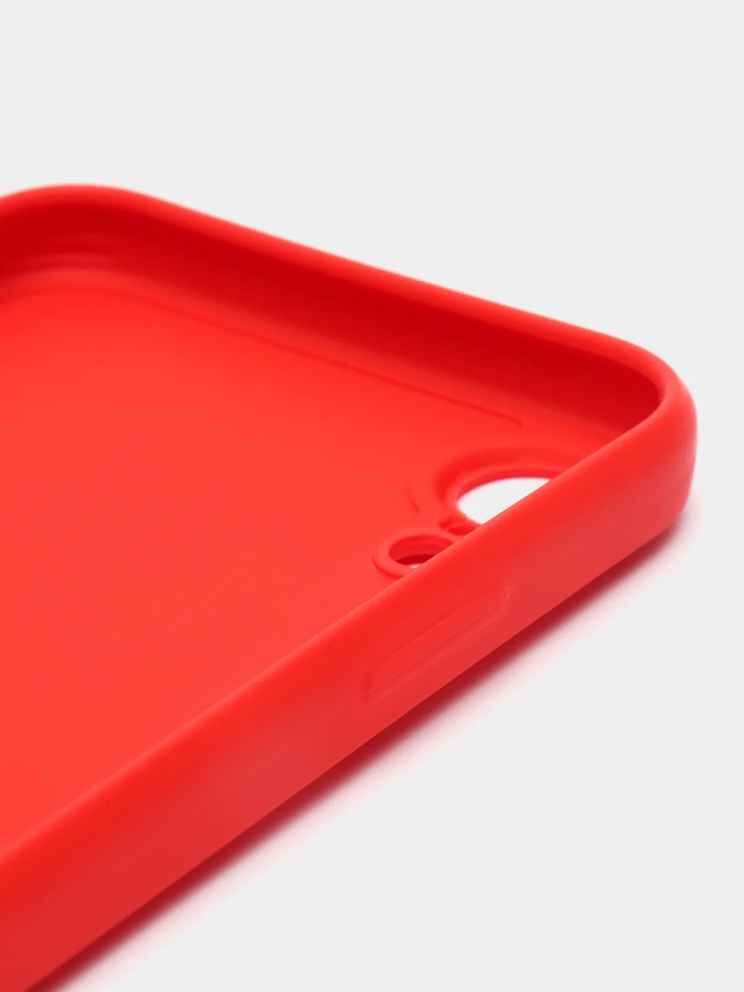 Красный чехол для iPhone XR (Айфон хр), силиконовый, айфон