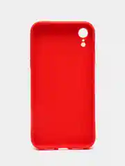 Красный чехол для iPhone XR (Айфон хр), силиконовый, айфон