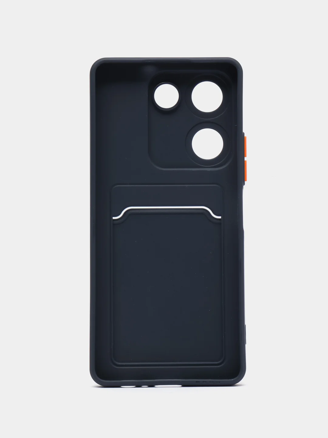 Темно-синий силиконовый чехол для Tecno Camon 20 / Camon 20 Pro 4G, Техно Камон 20 Про 4, прозрачный