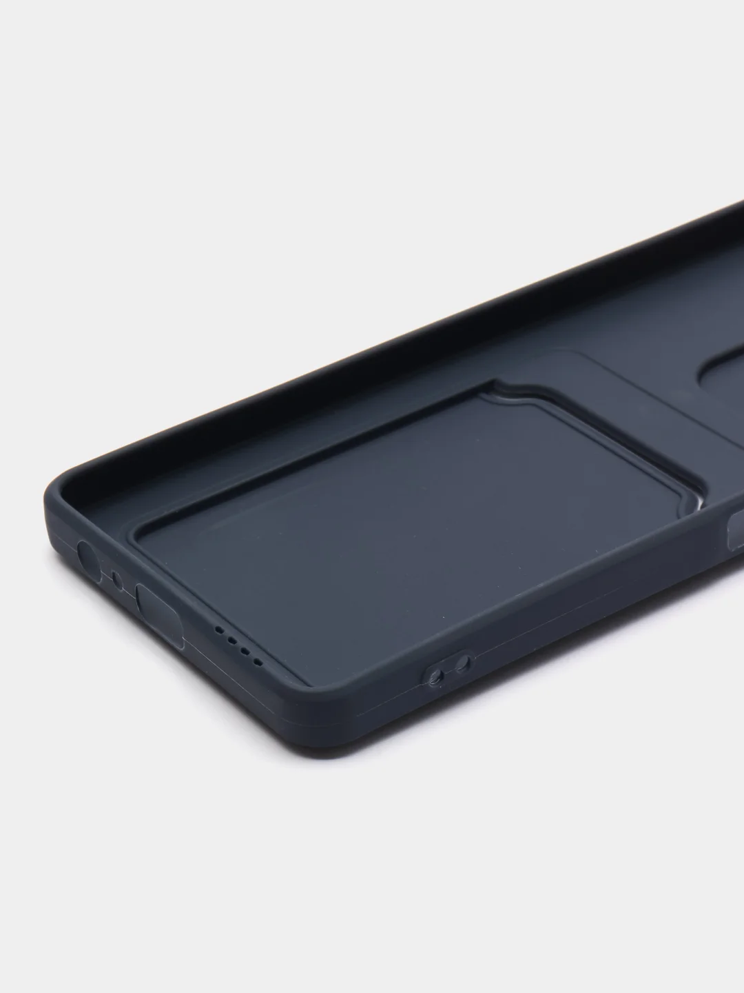 Темно-синий силиконовый чехол для Tecno Camon 20 / Camon 20 Pro 4G, Техно Камон 20 Про 4, прозрачный