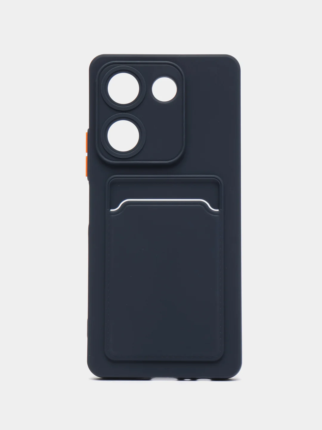 Темно-синий силиконовый чехол для Tecno Camon 20 / Camon 20 Pro 4G, Техно Камон 20 Про 4, прозрачный