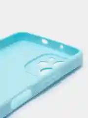 Голубой силиконовый чехол для HUAWEI Nova Y61 (Хуавей Нова У61), прозрачный