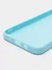 Голубой силиконовый чехол для HUAWEI Nova Y61 (Хуавей Нова У61), прозрачный