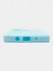 Голубой силиконовый чехол для HUAWEI Nova Y61 (Хуавей Нова У61), прозрачный