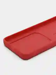 Коралловый силиконовый чехол для Tecno POVA Neo 2 (Техно Пова Нео 2), прозрачный с карманом для карт