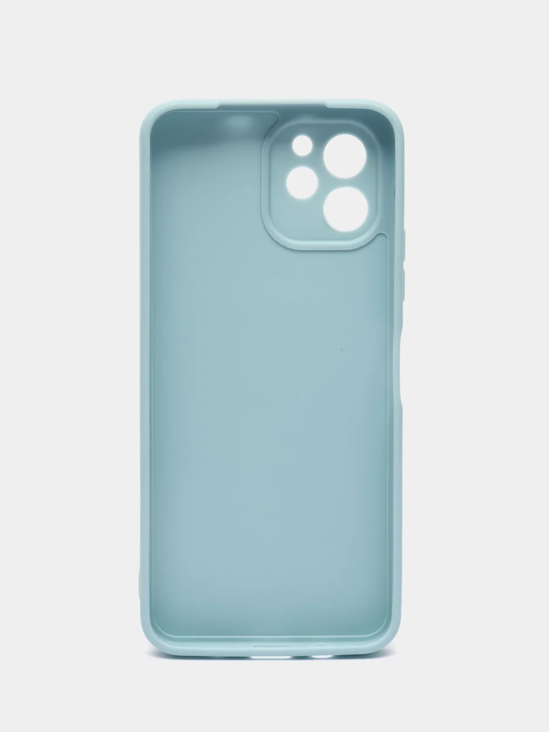 Светло-синий силиконовый чехол для HUAWEI Nova Y61 (Хуавей Нова У61), прозрачный