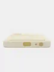 Белый силиконовый чехол для Vivo Y22 / Y22S (Виво у22 / у22С), с карманом для карт