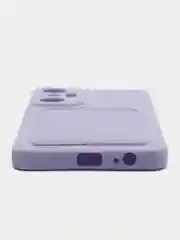 Лавандовый силиконовый чехол для Infinix Hot 20S, (Инфиникс Хот 20с), прозрачный