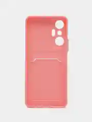 Пудровый силиконовый чехол для Infinix Hot 20S, (Инфиникс Хот 20с), прозрачный