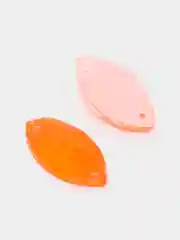Рыжий неоновые пришивные стразы Pellosa лодочка