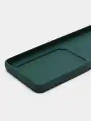 Тёмно-зелёный силиконовый чехол для Infinix Hot 20S, (Инфиникс Хот 20с), прозрачный