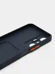 Темно-синий силиконовый чехол для Infinix Hot 20S, (Инфиникс Хот 20с), прозрачный
