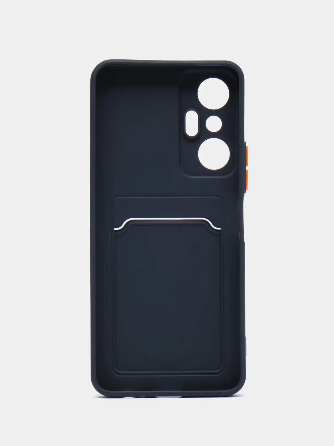 Темно-синий силиконовый чехол для Infinix Hot 20S, (Инфиникс Хот 20с), прозрачный