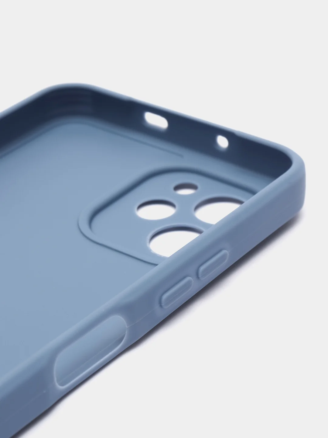 Синий меланж силиконовый чехол для HUAWEI Nova Y61 (Хуавей Нова У61), прозрачный