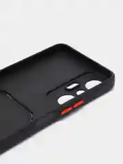 Черный силиконовый чехол для Infinix Hot 20S, (Инфиникс Хот 20с), прозрачный