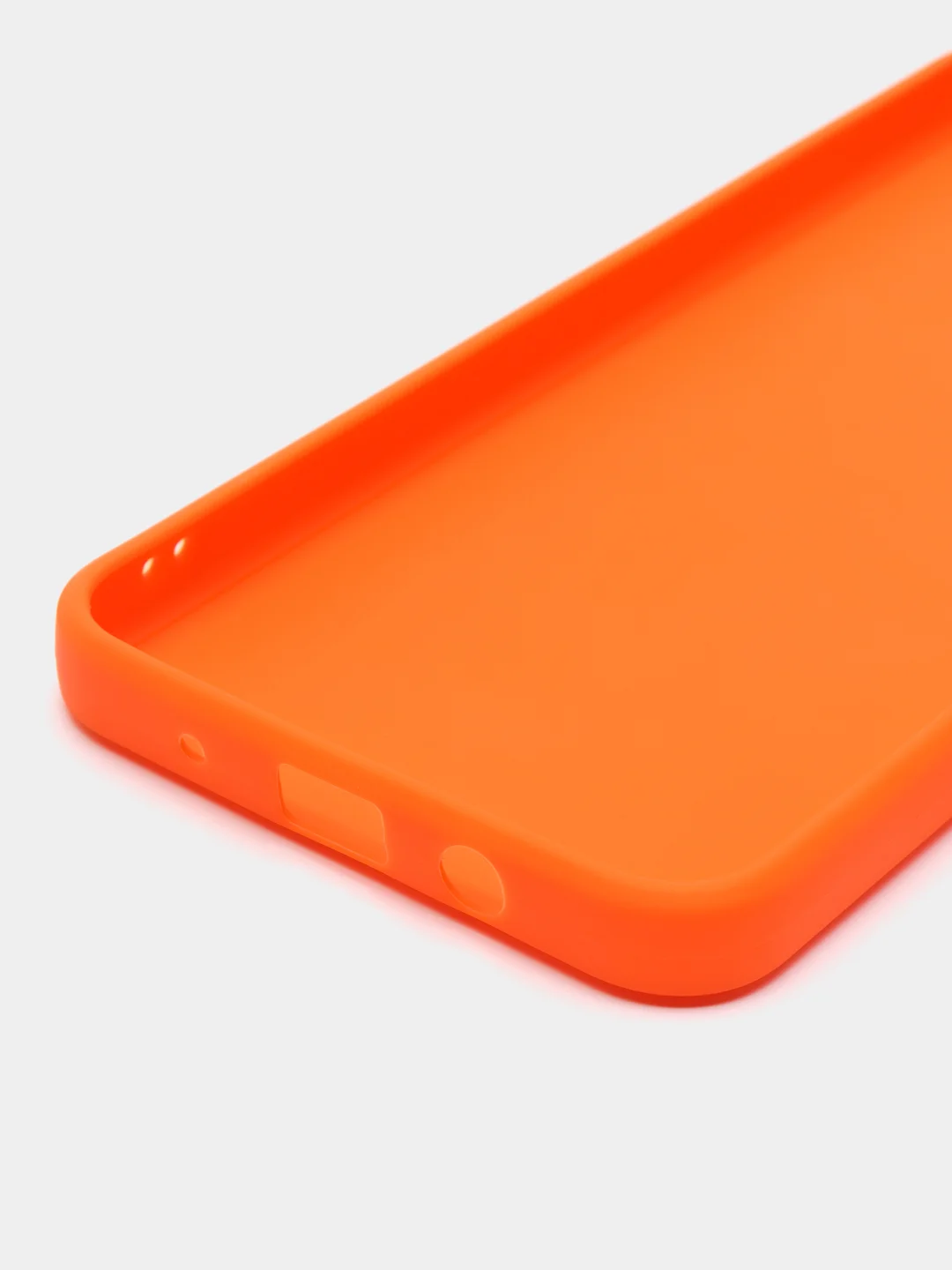 Оранжевый силиконовый чехол для HUAWEI Nova Y61 (Хуавей Нова У61), прозрачный