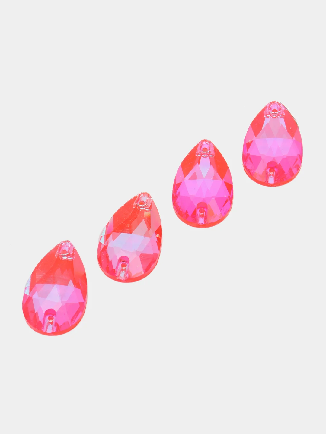 Коралловый неоновые стразы Капля Pellosa
