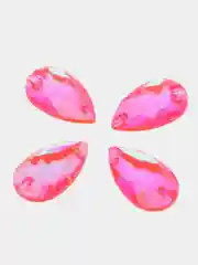 Коралловый неоновые стразы Капля Pellosa