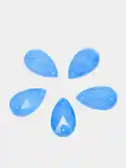 Синий неоновые стразы Капля Pellosa