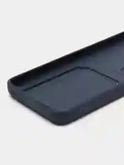 Темно-синий силиконовый чехол для Tecno POVA Neo 2 (Техно Пова Нео 2), прозрачный с карманом для карт