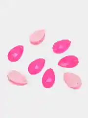 Розовый неоновые стразы Капля Pellosa