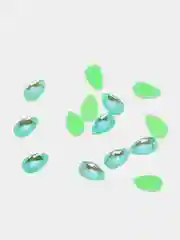 Лайм неоновые стразы Капля Pellosa