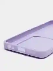 Лавандовый силиконовый чехол для Tecno POVA Neo 2 (Техно Пова Нео 2), прозрачный с карманом для карт