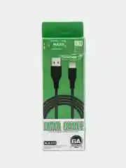 Черный кабель, зарядник Lightning-USB для iPhone, iPad, провод быстрой зарядки, для Айфон