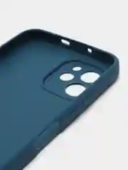 Синий силиконовый чехол для HUAWEI Nova Y61 (Хуавей Нова У61), прозрачный
