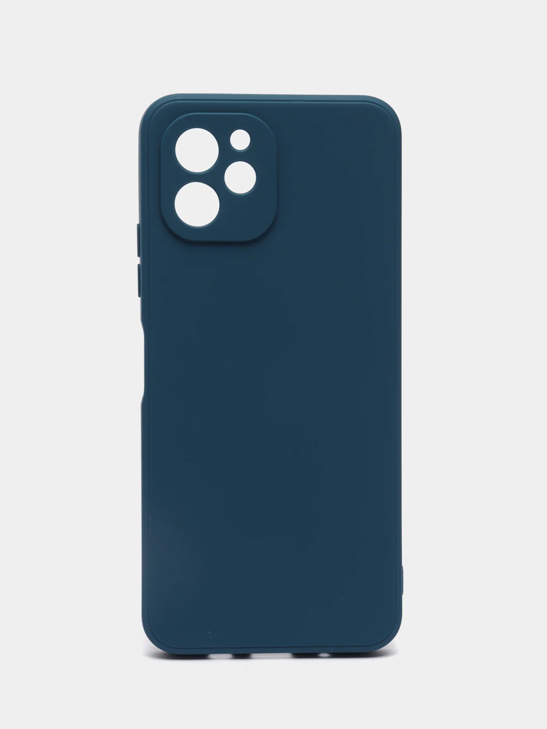 Синий силиконовый чехол для HUAWEI Nova Y61 (Хуавей Нова У61), прозрачный
