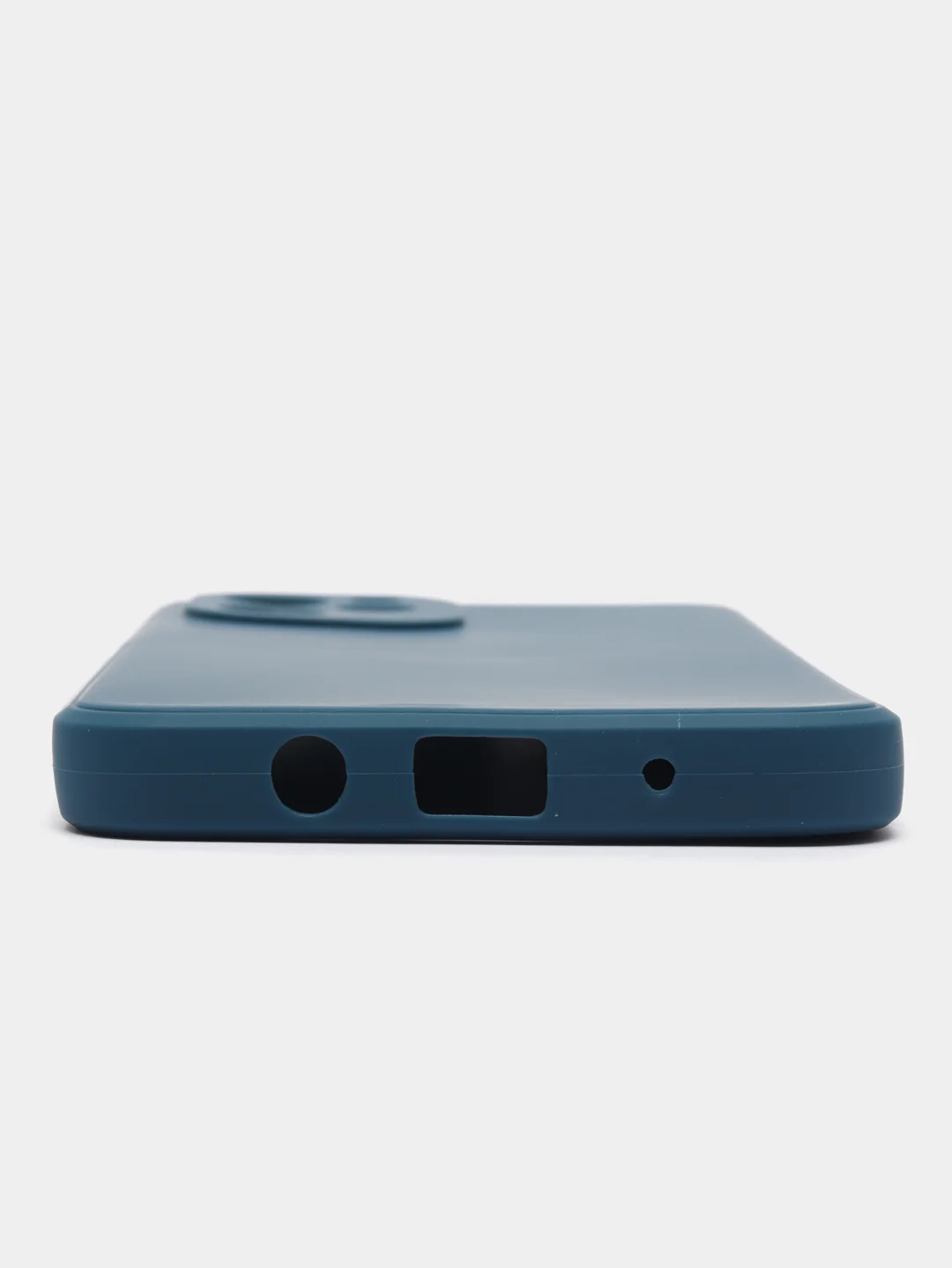 Синий силиконовый чехол для HUAWEI Nova Y61 (Хуавей Нова У61), прозрачный