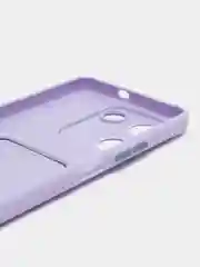 Лавандовый силиконовый чехол для Tecno Camon 20 / Camon 20 Pro 4G, Техно Камон 20 Про 4, прозрачный