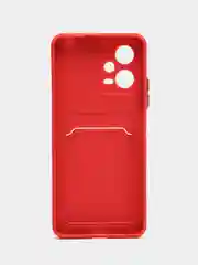 Коралловый силиконовый чехол для Xiaomi Redmi Note 12 5G (Сяоми Рэдми Нот 12 5Ж), Poco X5 (Поко Икс5)