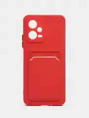 Коралловый силиконовый чехол для Xiaomi Redmi Note 12 5G (Сяоми Рэдми Нот 12 5Ж), Poco X5 (Поко Икс5)