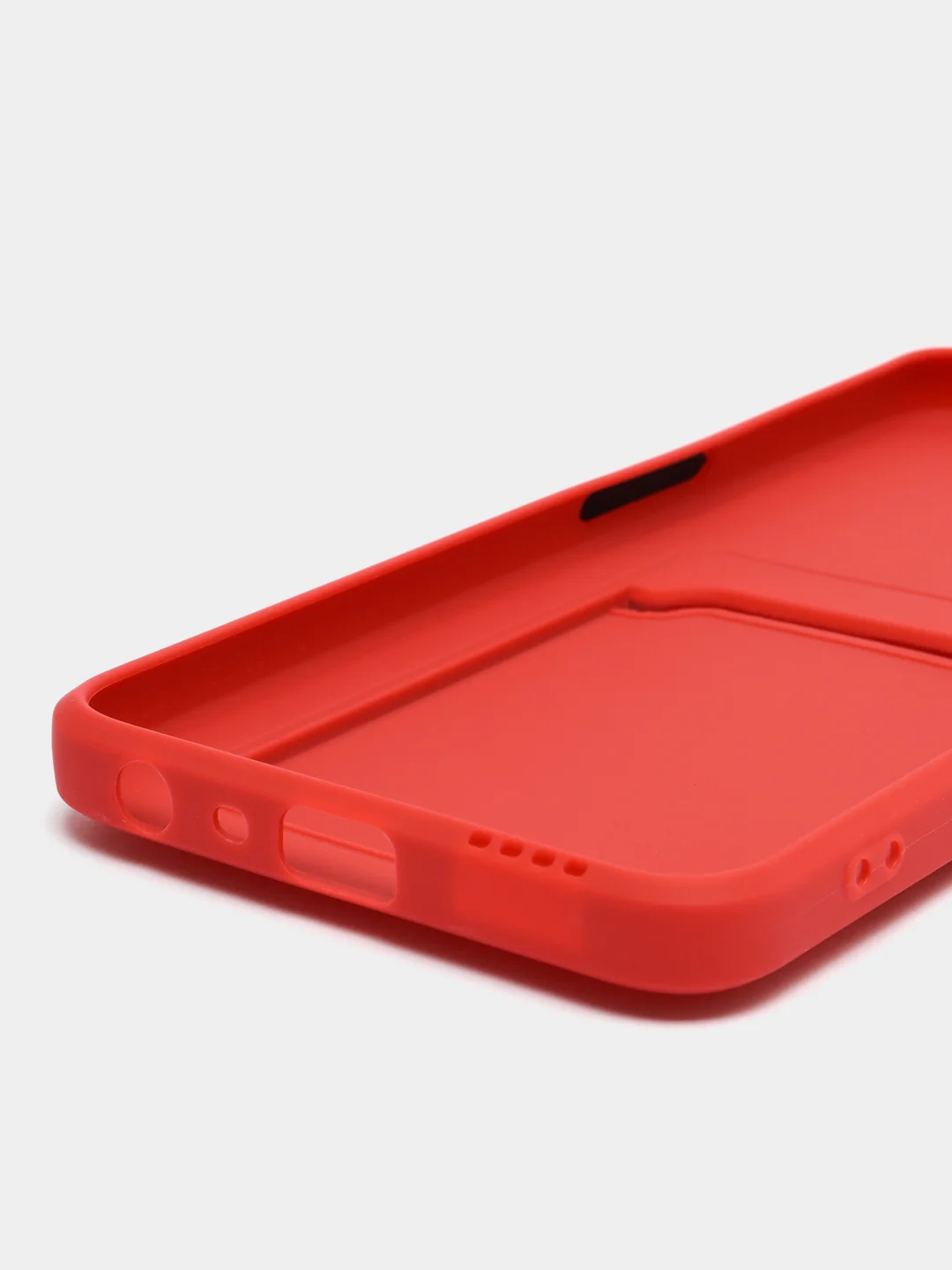 Коралловый силиконовый чехол для Realme 9i 4G, Oppo A36 4G, A96 4G (Реалми 9 Ай), c отсеком для карт
