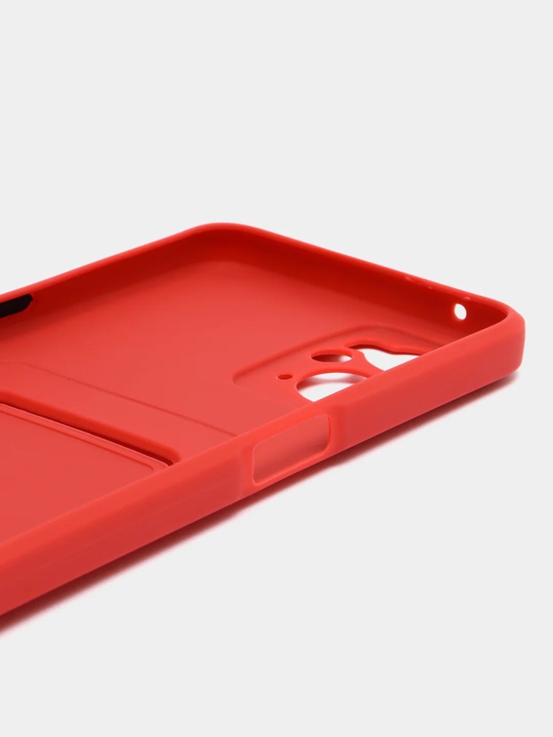 Коралловый силиконовый чехол для Realme 9i 4G, Oppo A36 4G, A96 4G (Реалми 9 Ай), c отсеком для карт