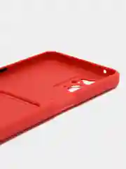 Коралловый силиконовый чехол для Realme 9i 4G, Oppo A36 4G, A96 4G (Реалми 9 Ай), c отсеком для карт