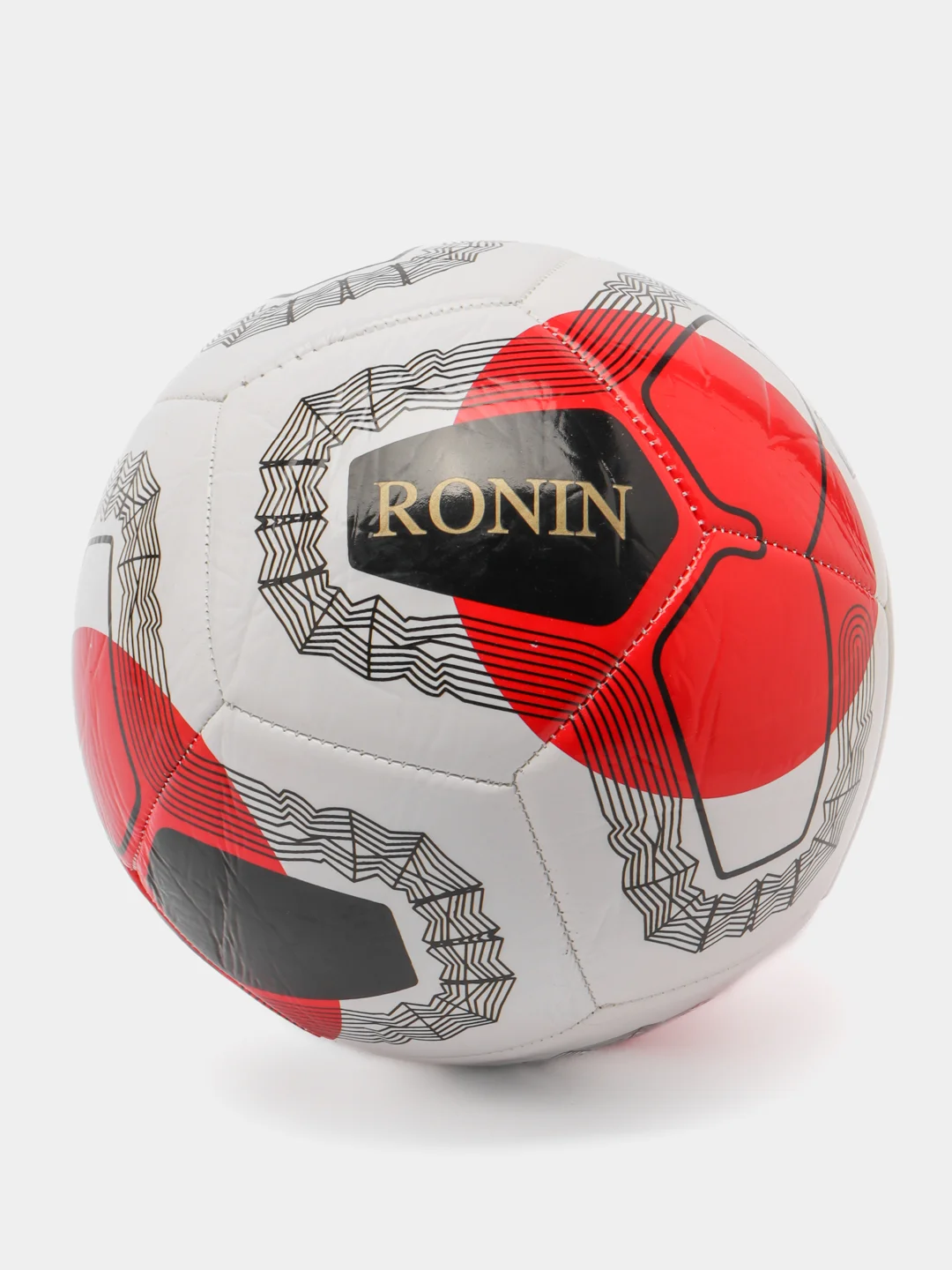 Красный мяч футбольный Ronin N5